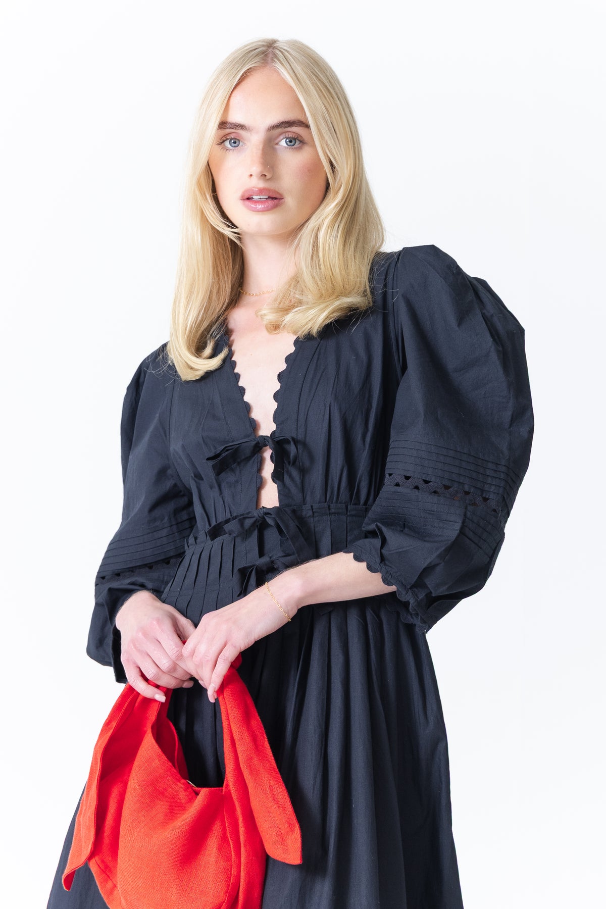 The Black Cotton Dress