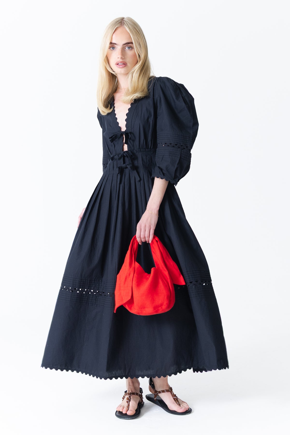 The Black Cotton Dress
