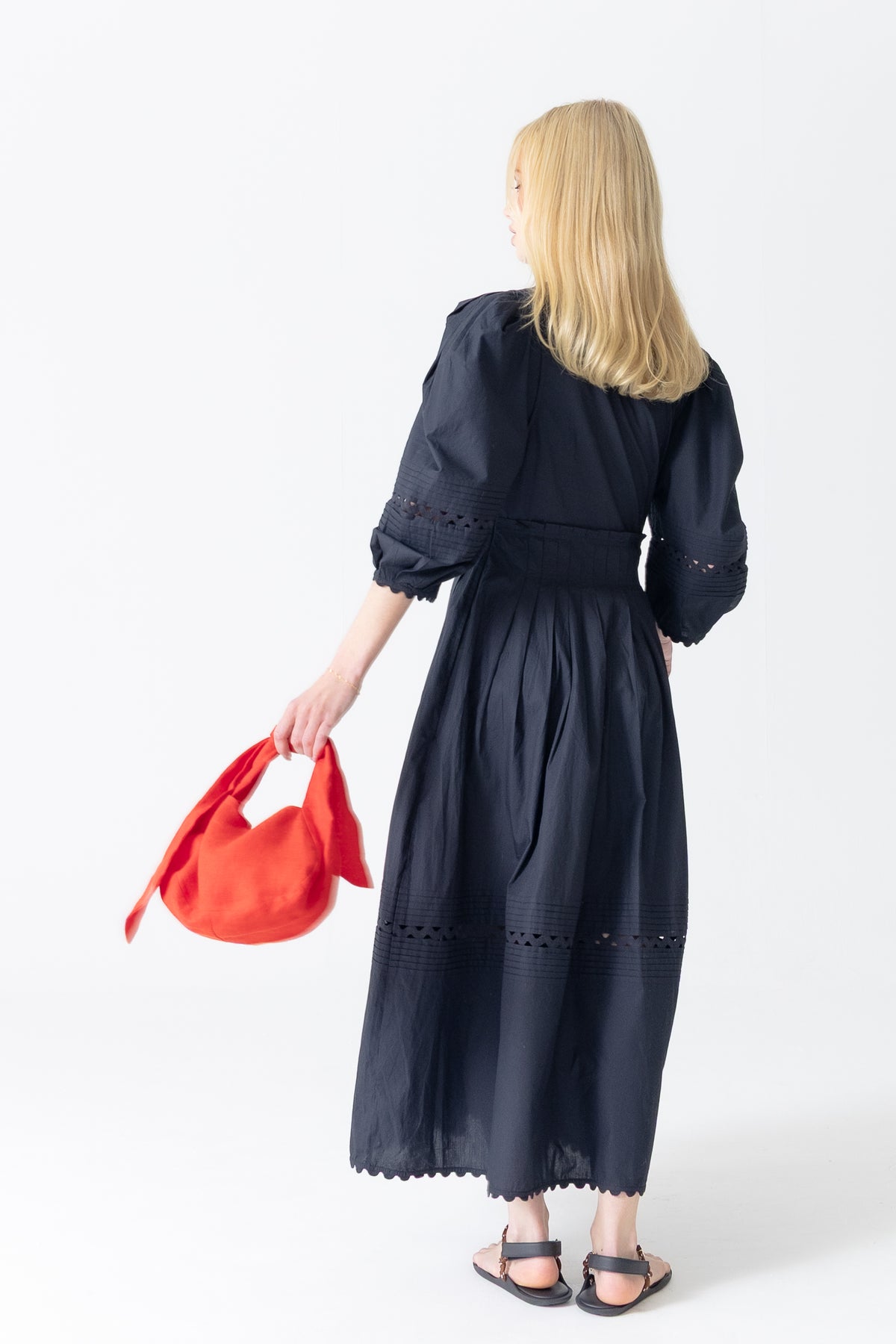 The Black Cotton Dress