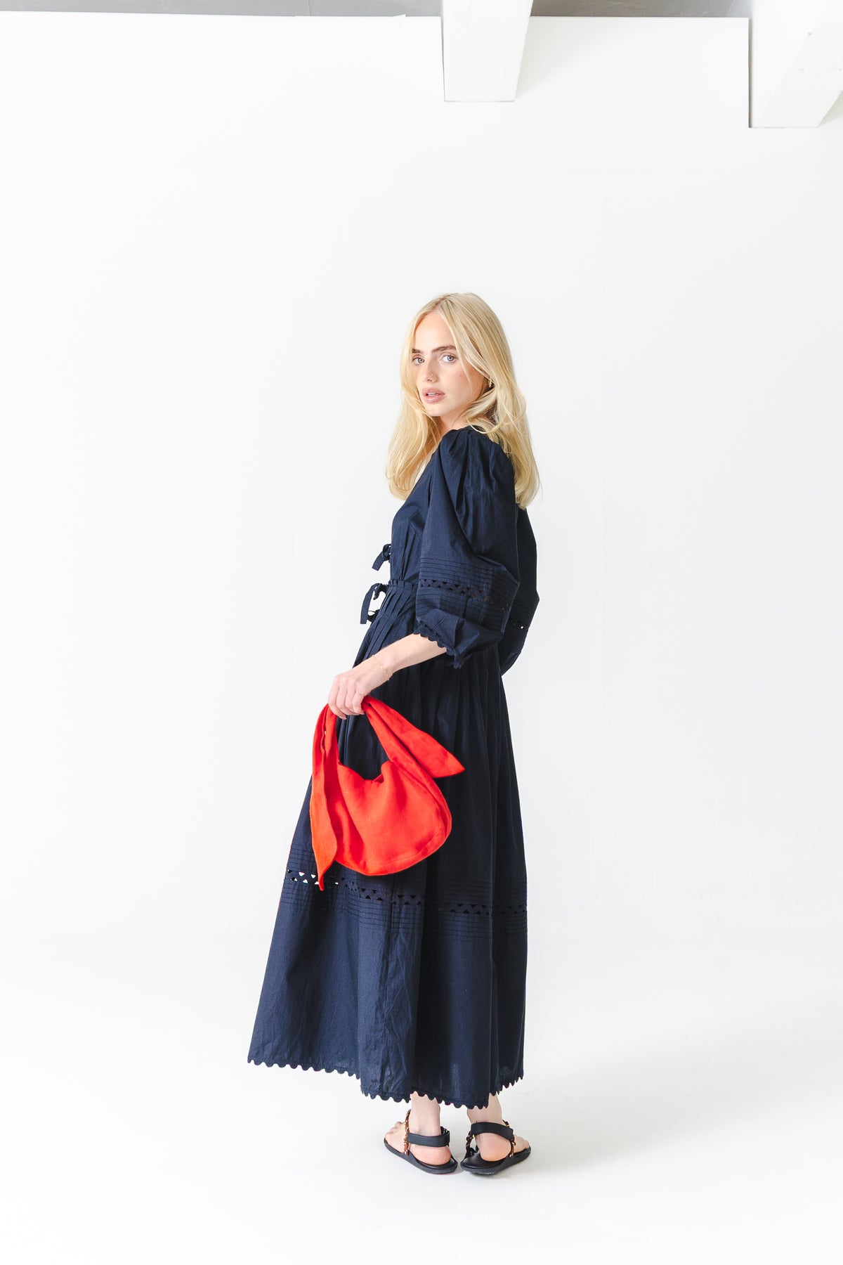 The Black Cotton Dress