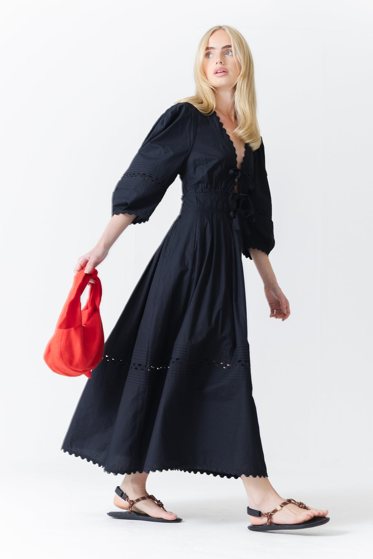 The Black Cotton Dress