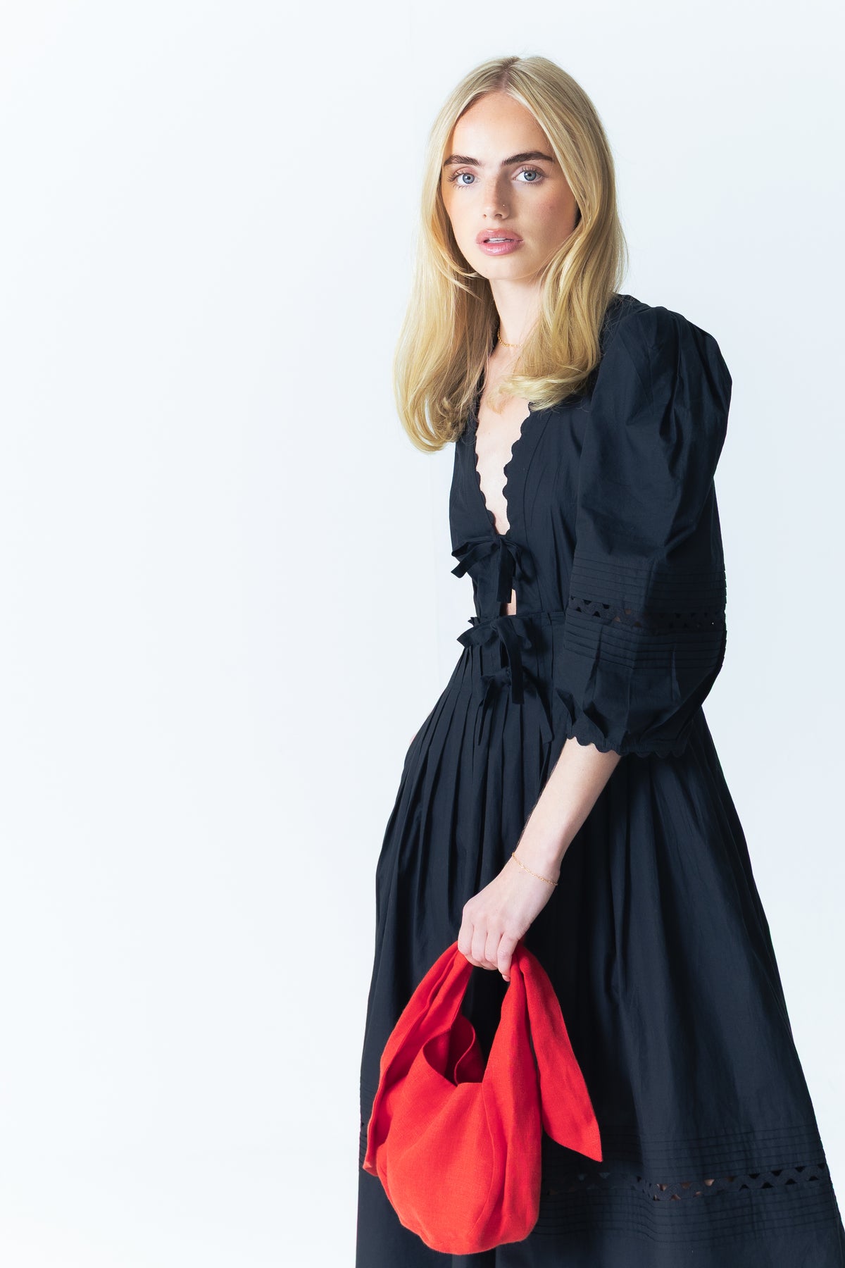 The Black Cotton Dress