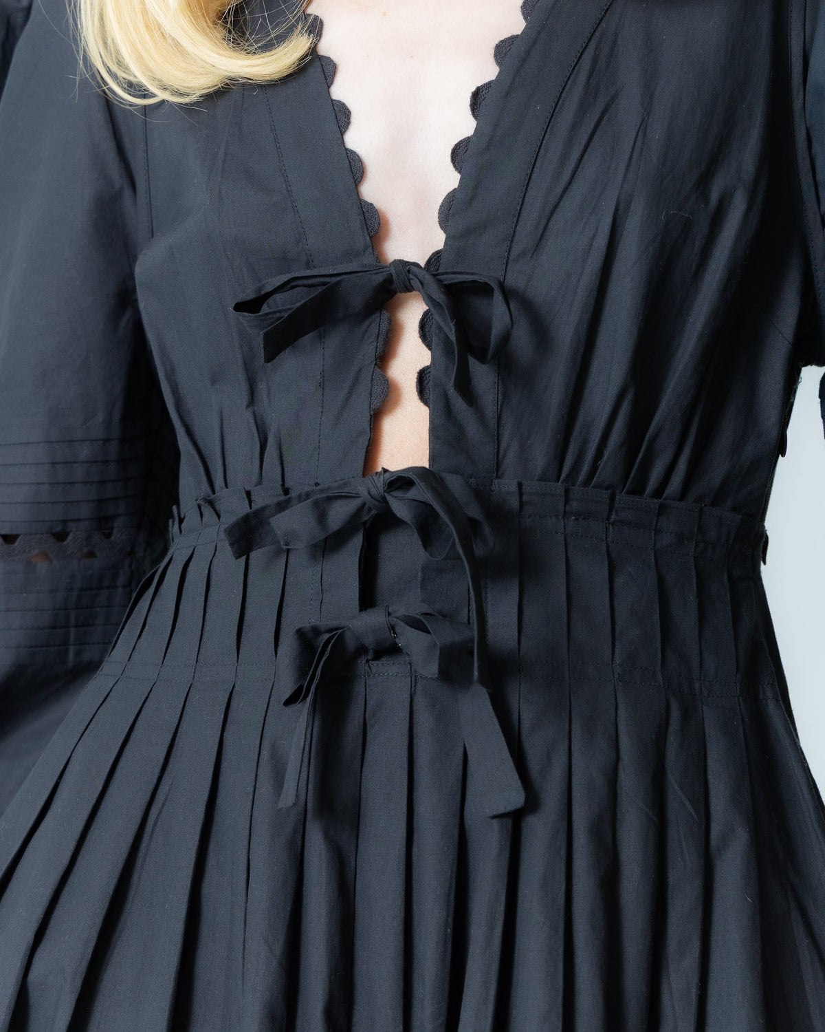 The Black Cotton Dress